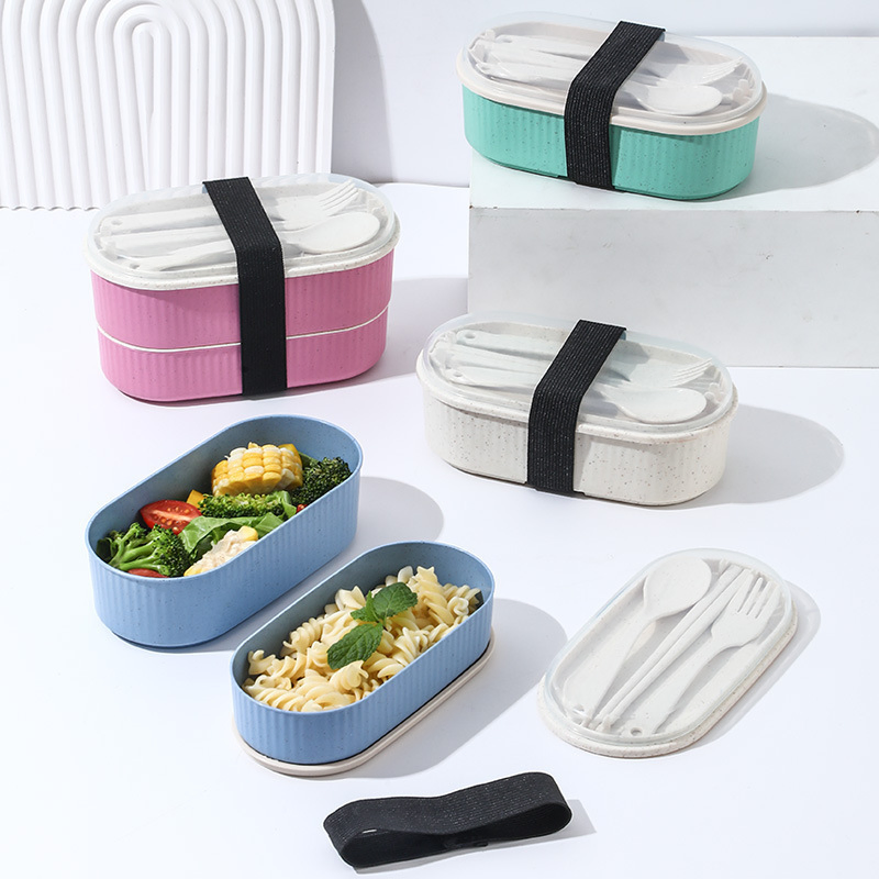 Eco-Friendly Portable Plastic Lunch Box for Easy Meals