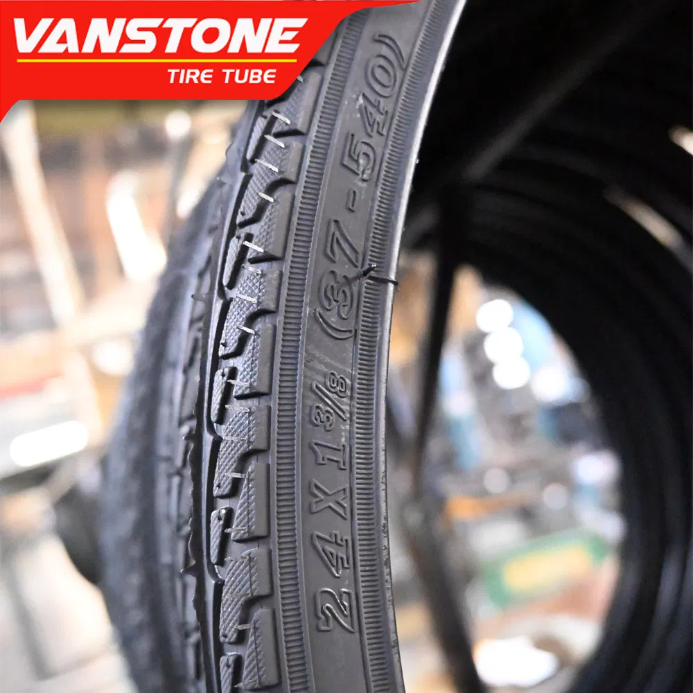 Внутренняя камера для велосипеда 24x1 3/8, черная