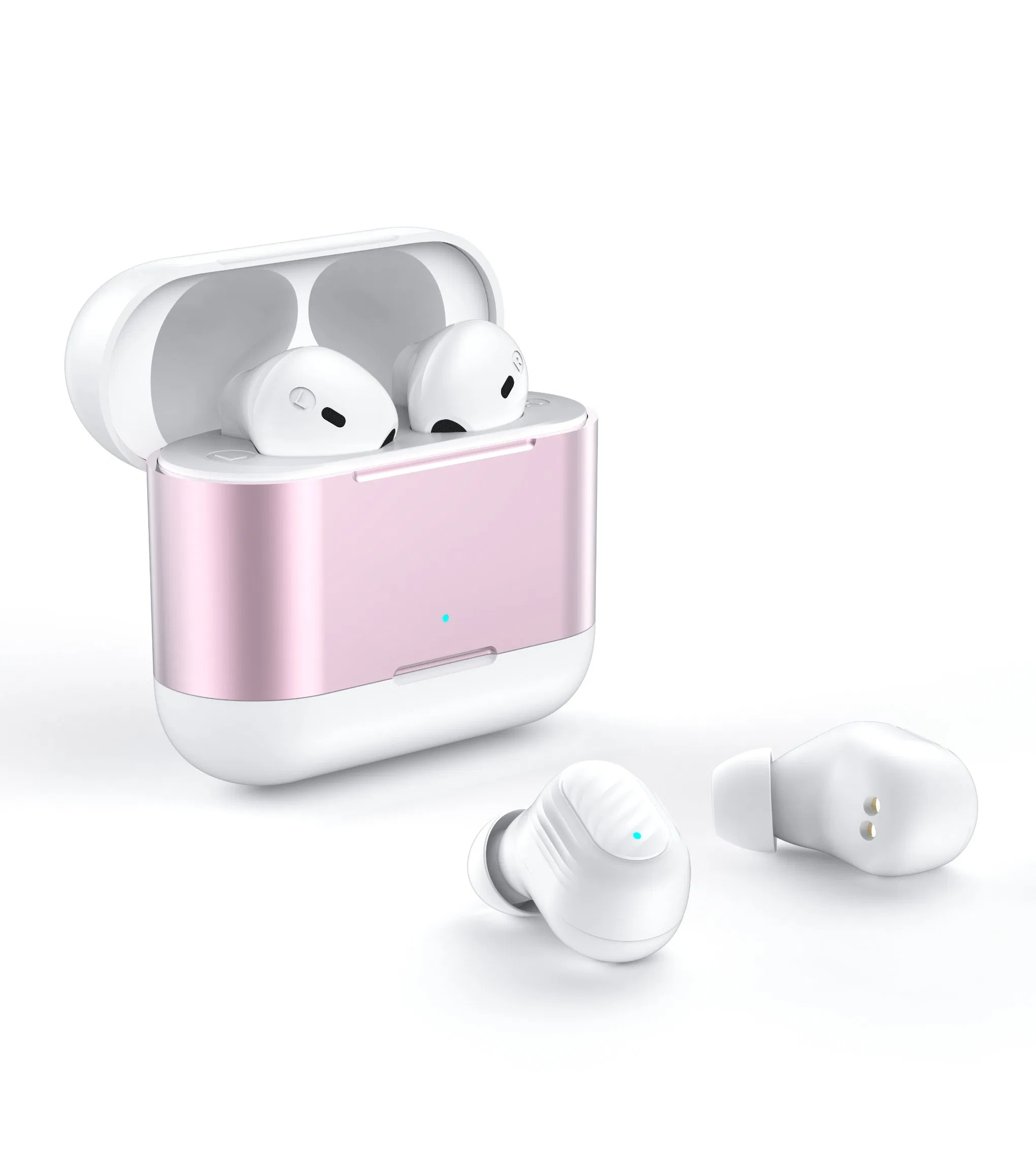 TWS-наушники ST69 с двумя парами в кейсе, низкая задержка