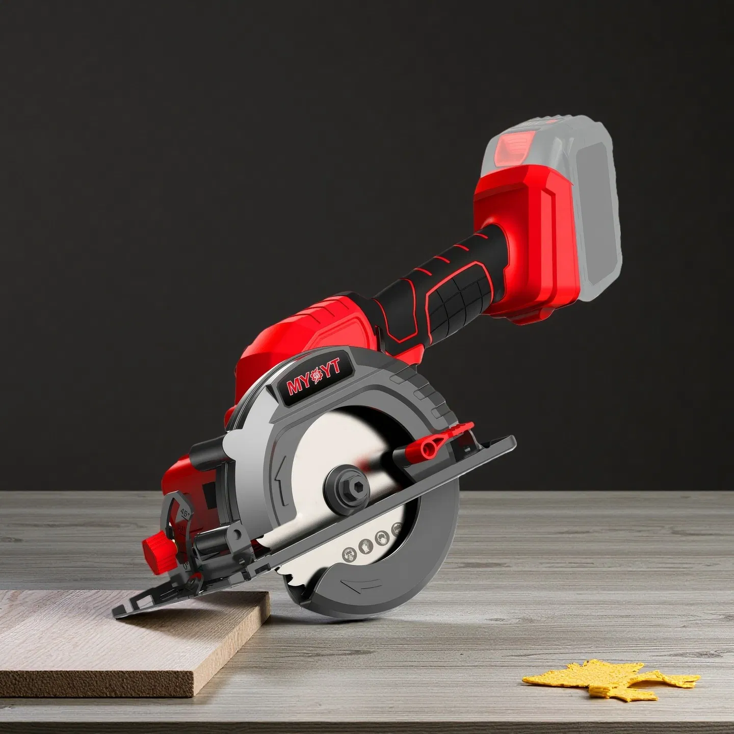 Электрическая циркулярная пила Myoyt с алюминиевой головкой