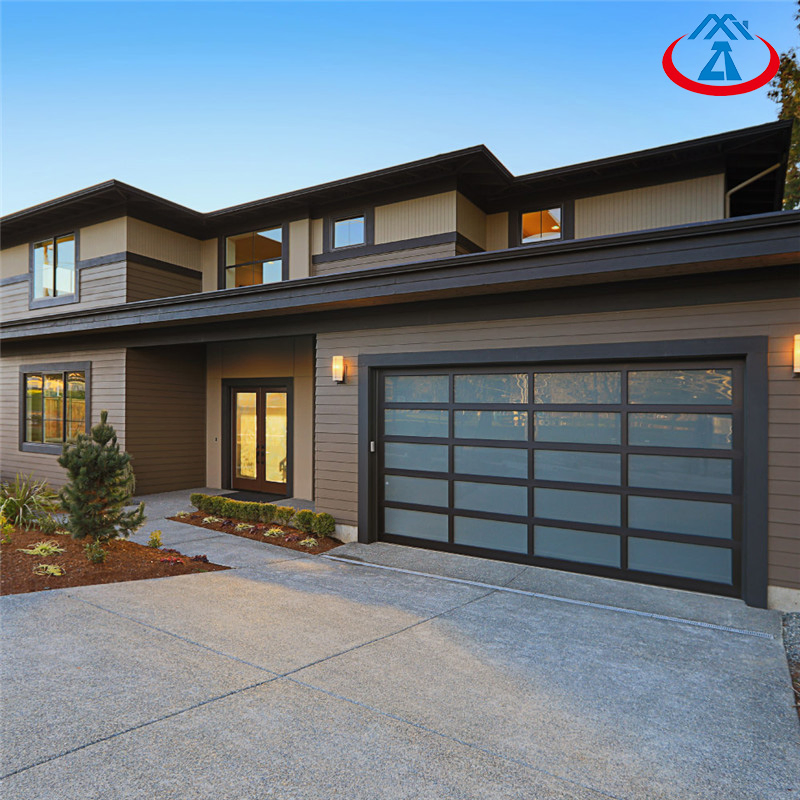 Aluminum Garage Door with Tempered/Frosted Glass