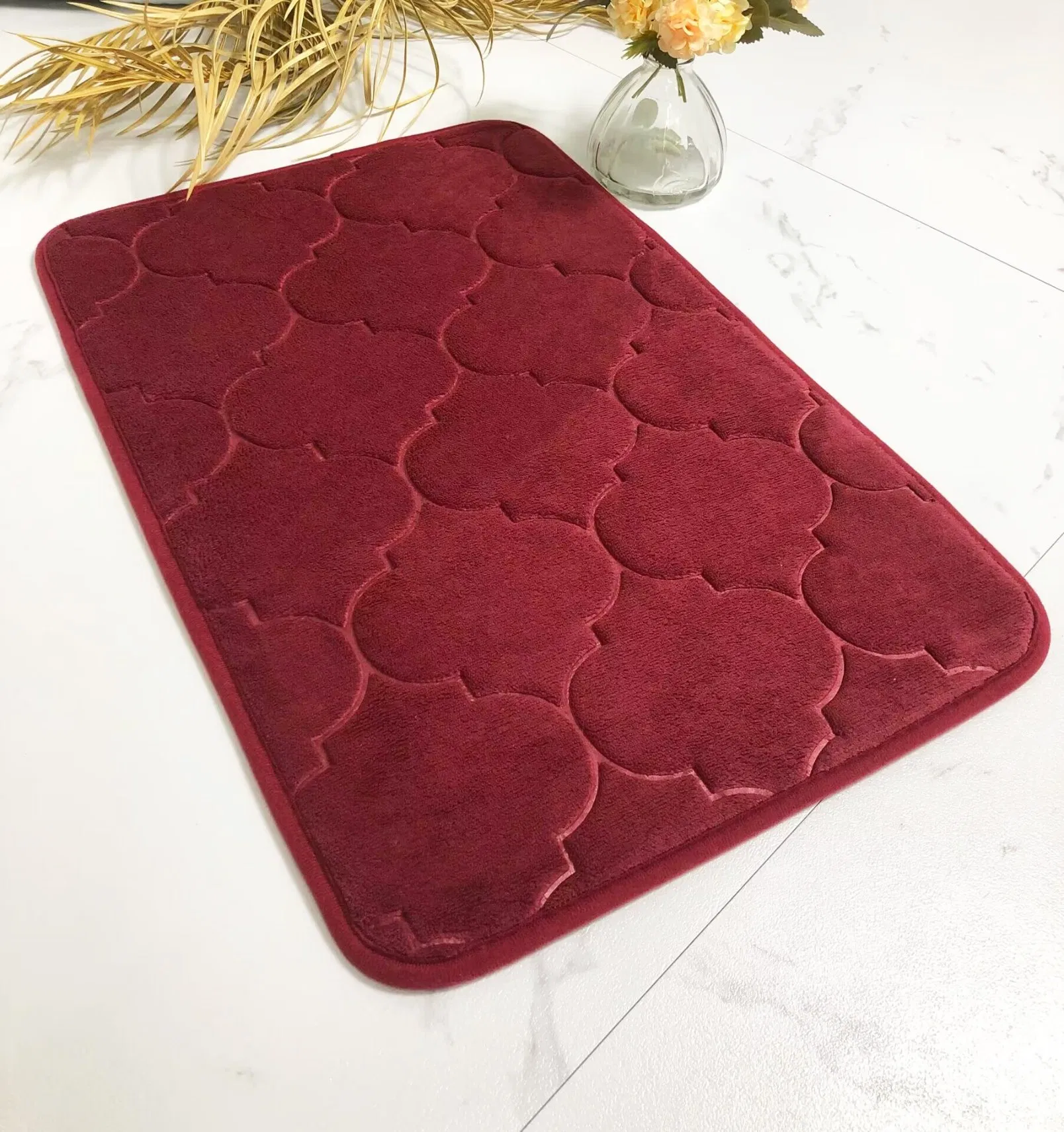 Factory Price Bathroom Non-Slip Foot Mat Doorway Carpet Floor Mat Bath-Mat