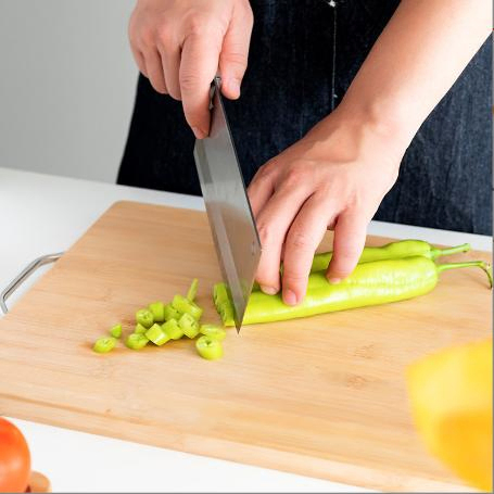 Customized Kitchen Bamboo Raw Food Cutting Chop Board