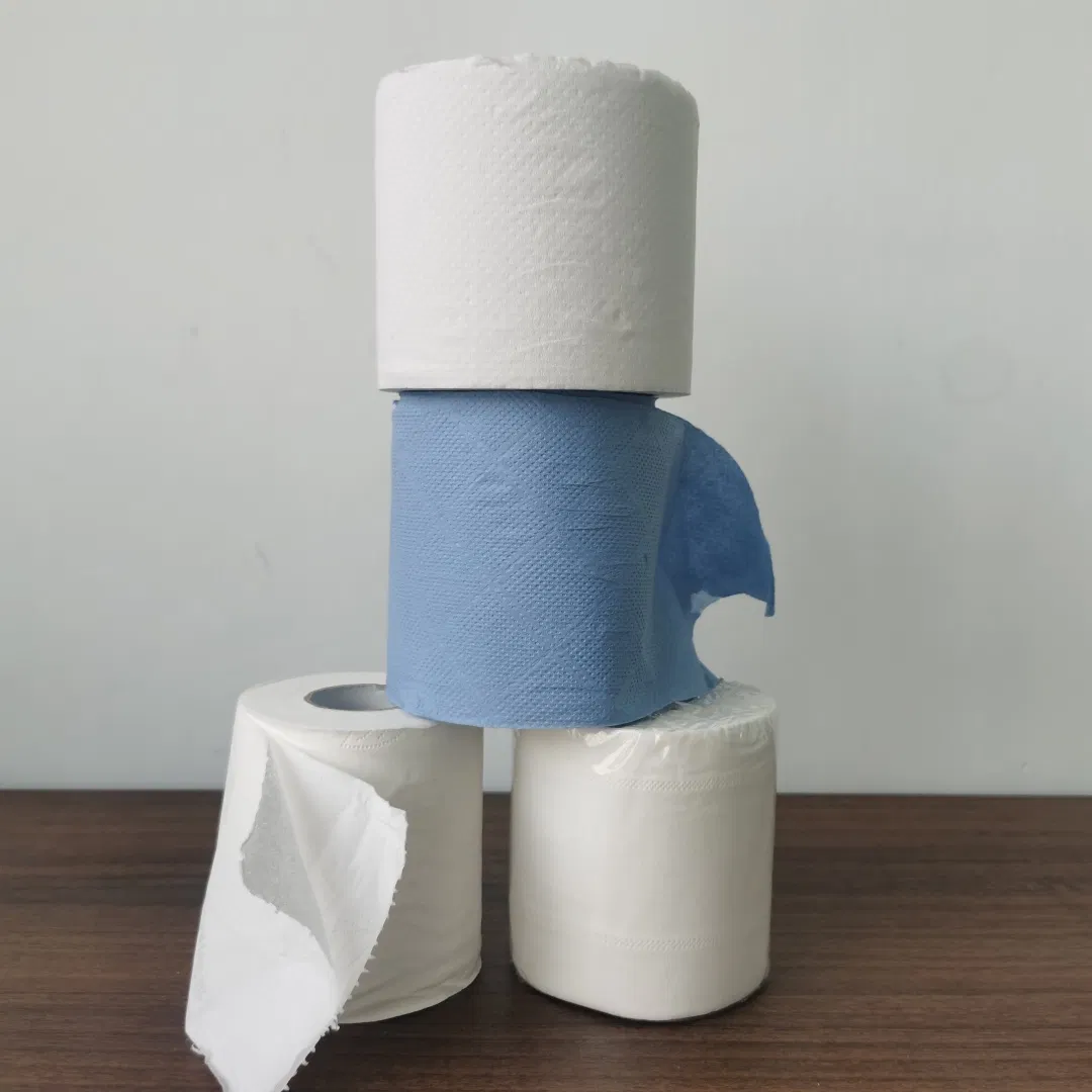 Customized High Quality Safe and Hygienic White Embossed Hotel/Home/Restaurant/Office Bathroom Roll Toilet Paper