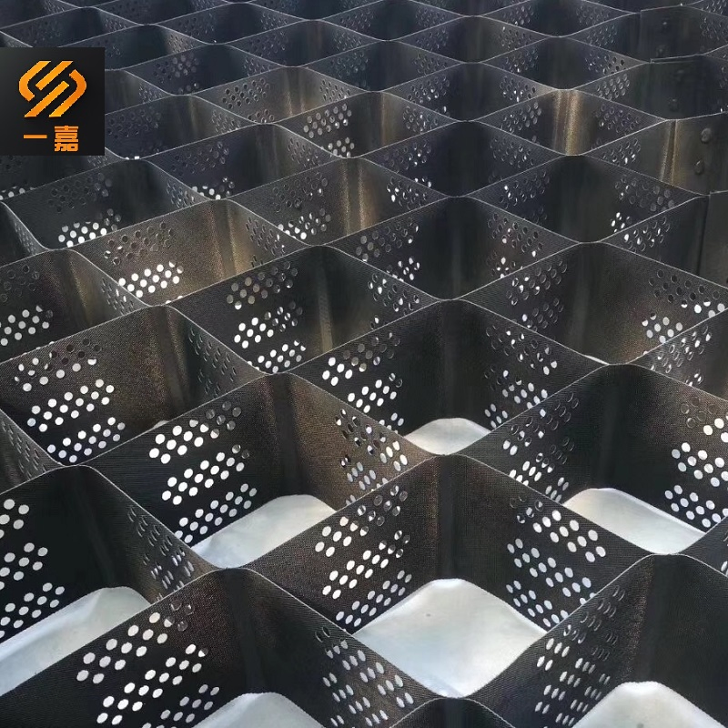 HDPE Geocell Gravel Soil Stabilizer Parking Lot Plastic Honeycomb Grid Grass Paver Grid for Driveway Concrete Road