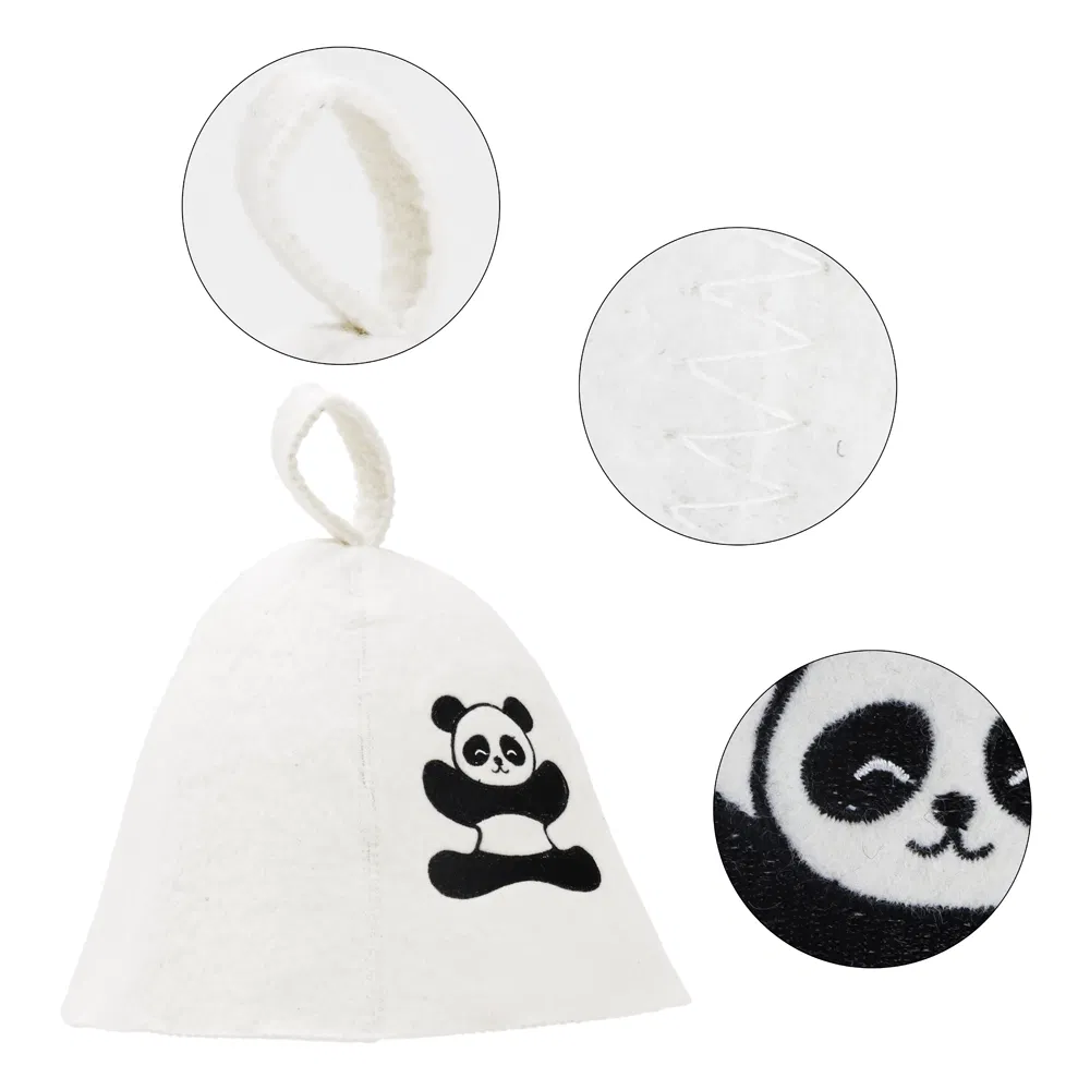 Factory Direct Sales Hot-Selling Style Original Wool 2mm Thickness Thick Heavy Felt Sauna Hat