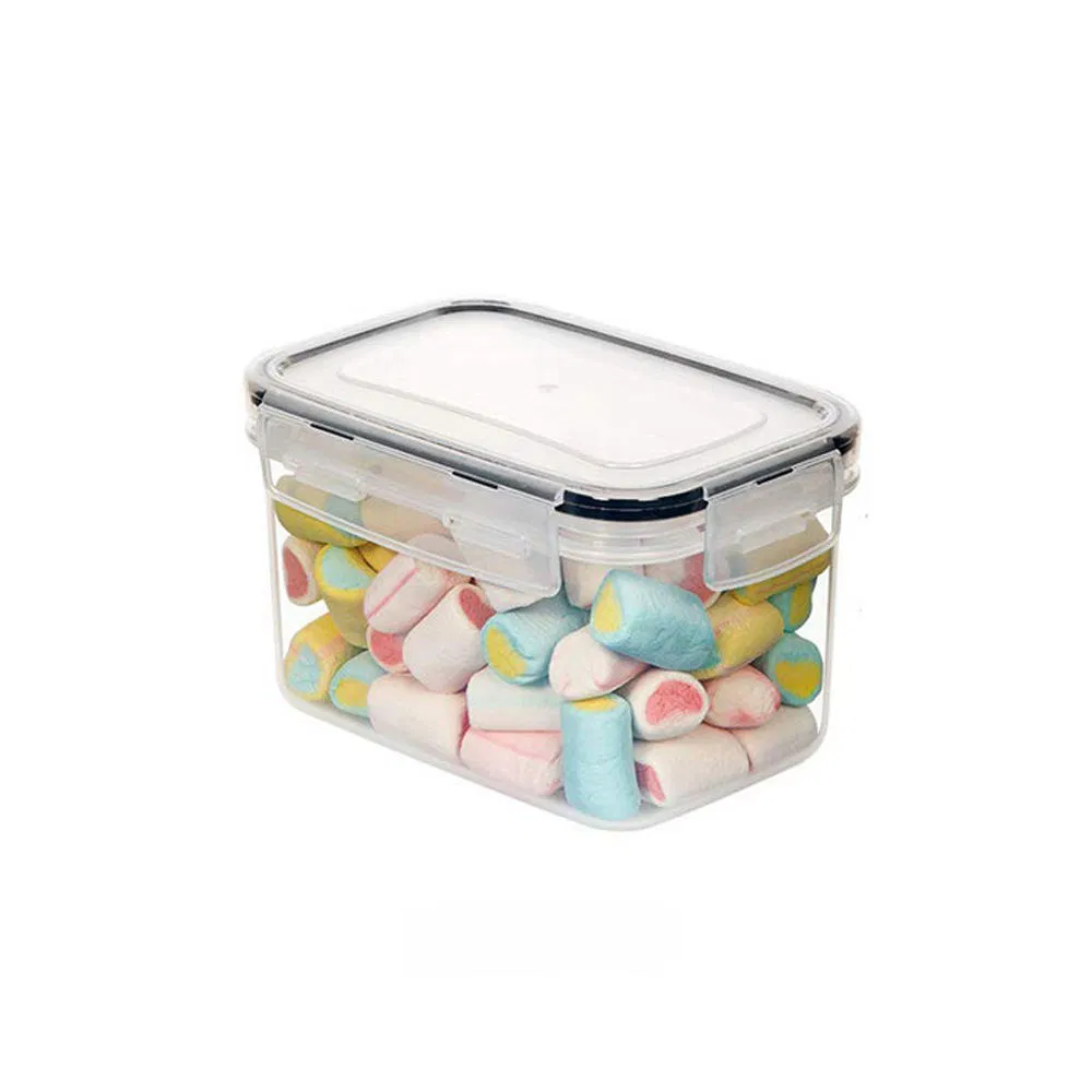 Clear Fresh Pantry Canisters Airtight Food Storage Kitchen Spice Dry Goods Organizers Plastic Canisters