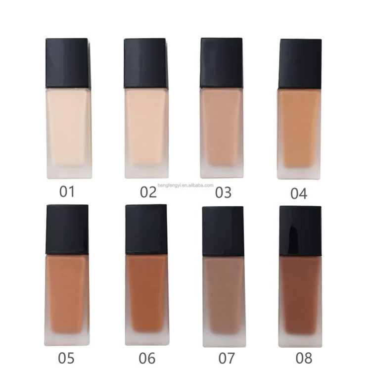 Custom Your Logo Makeup Foundation Cosmetics Private Label Vegan Makeup Liquid Foundation