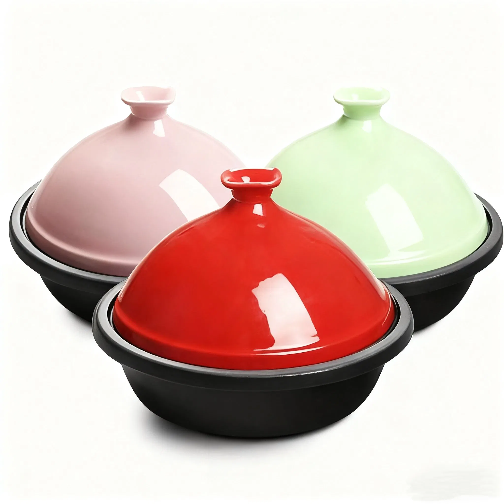 30cm Enamel Taji Pot Coated Polished Cast Iron Non Stick Cookware Sets