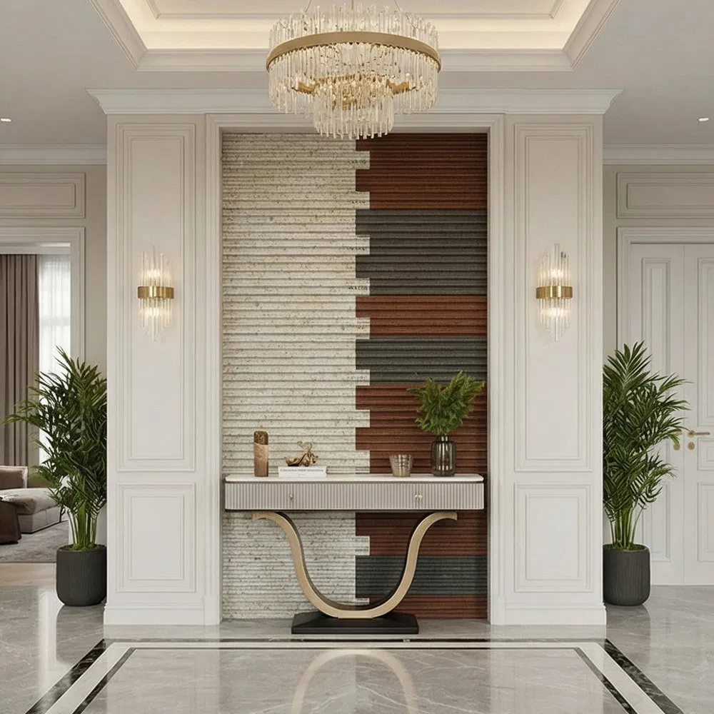 Flame Retardant Fire Resistant Lightweight Micro-Cellular Ceramic Facade Tiles for Townhouses