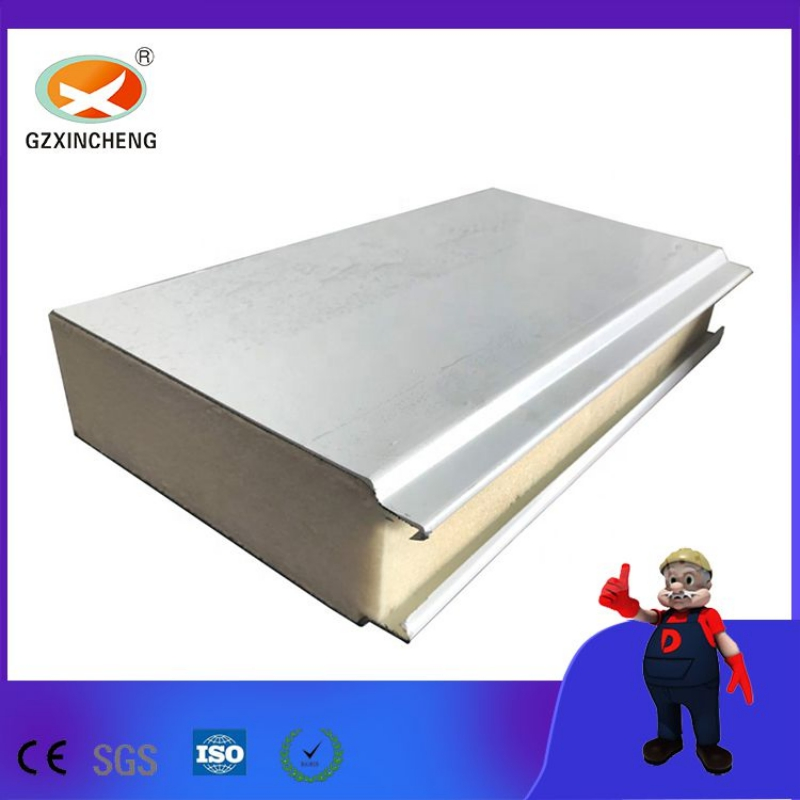 Fire-Proof Thermal Insulation Cold Room PU Sandwich Panel for Roof