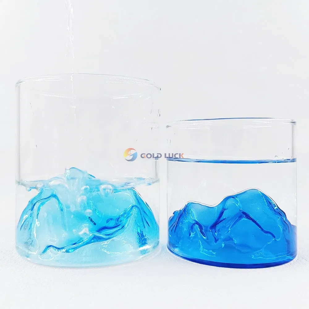 Glass Factory Luxury Customized Crystal Double Wall Glass Cup for Spirit Liquor