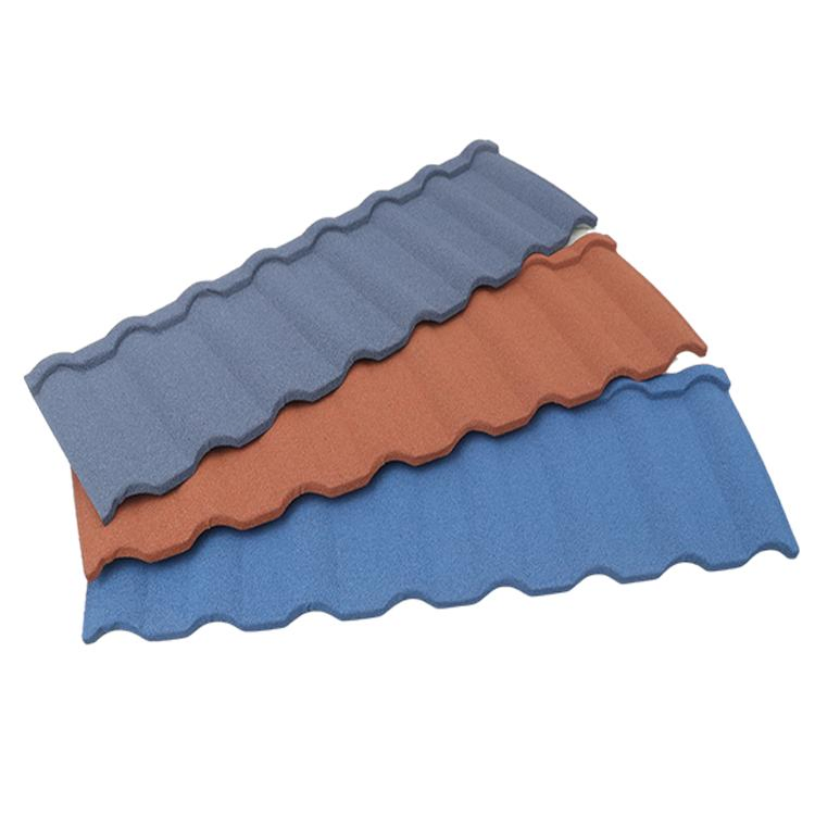 Каменная черепица Milano: стальная кровля с цветным покрытием