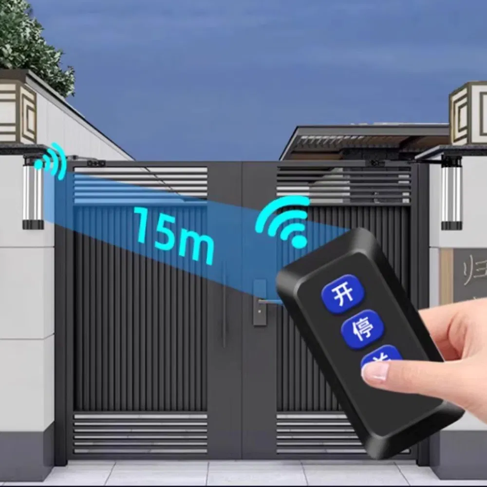 Outdoor Waterproof 90 Degree Curved Arm Side-Mounted Electric Automatic Door Operator Swing Gate for Outdoor Convenient Door Opener with Sensor OEM/ODM