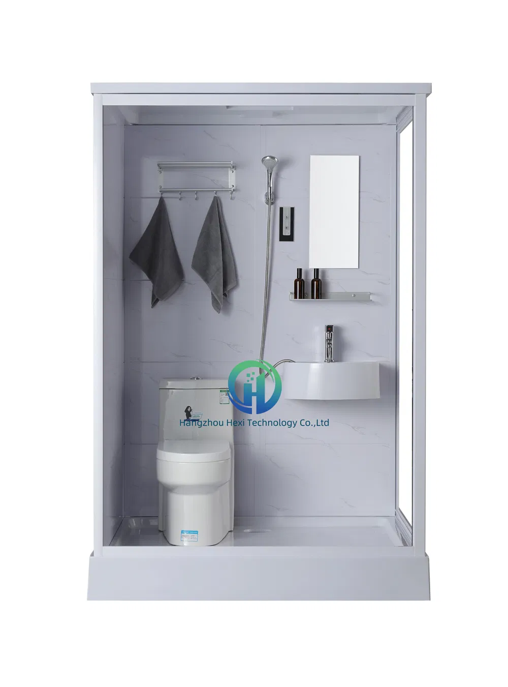 Wet and Dry Bathroom and Prefab with Swing or Sliding Door
