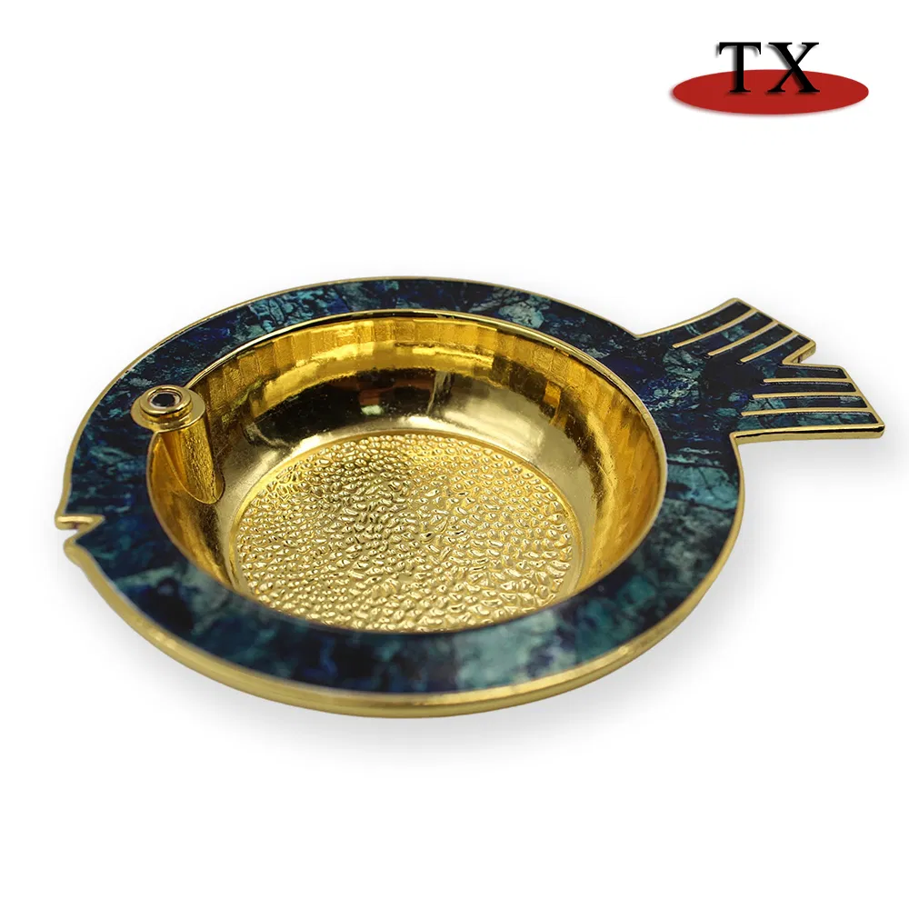 Wholesale Custom Cigar Ashtray Round Square Stainless Steel Zinc Alloy Metal Ashtray