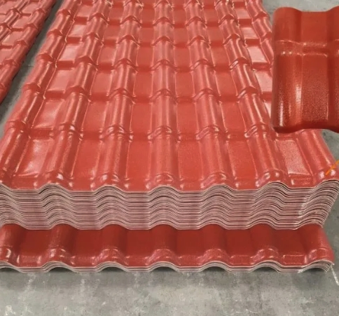 Термостойкая кровельная плитка из бамбука и ПВХ