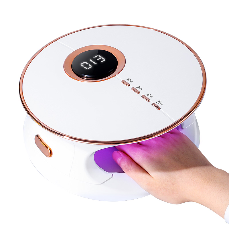 Professional Nail Dryer Nail Lamp 168W UV LED Gel Nail Polish Curing Lamp for Home and Salon