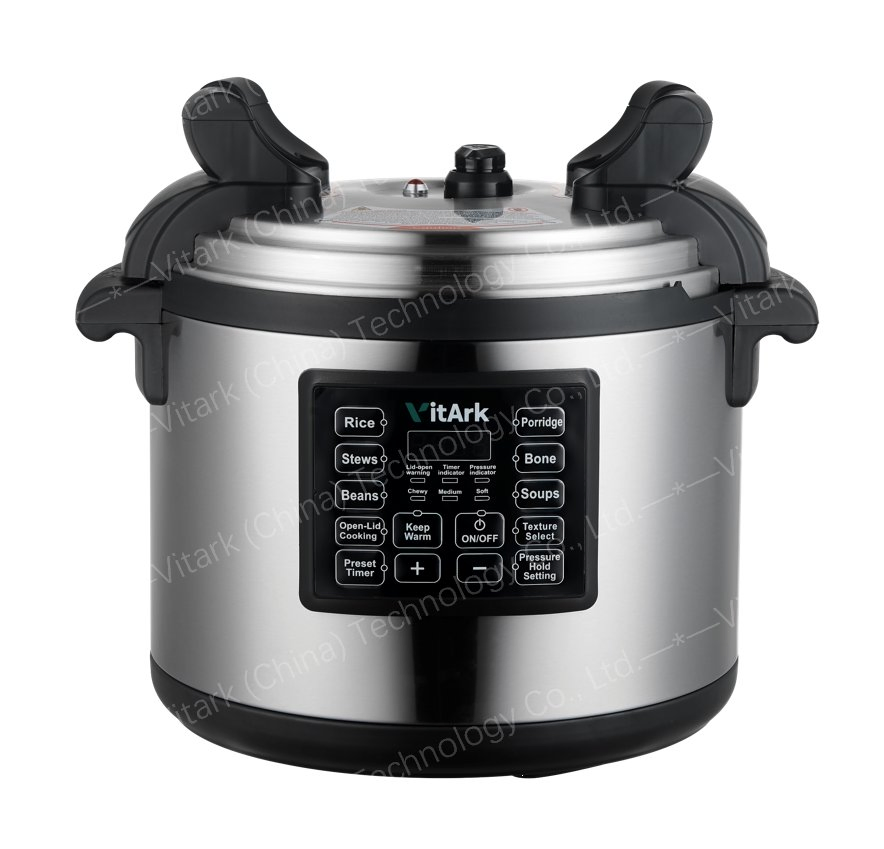 Large Capacity Wholesale Smart Digital Kitchen Industrial Electric Pressure Cooker for Hotels, Suitable for Quick Stewing of Beef, Chicken, and Bone Soup