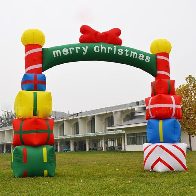 2023 New Hot Sale Christmas Inflatable Santa Claus Arch for Christmas Decoration