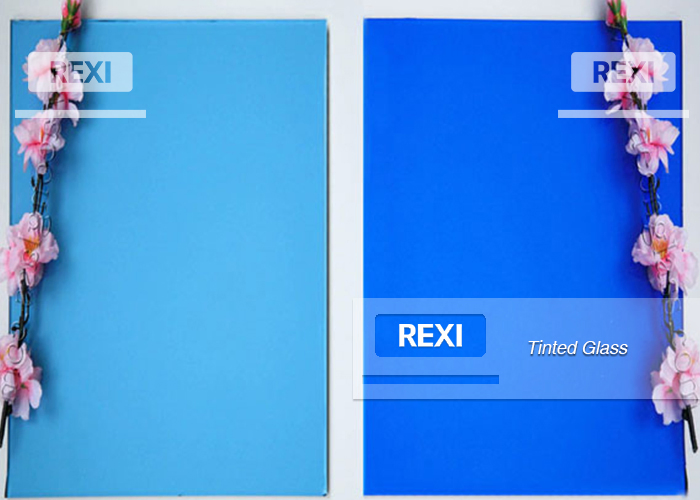 Dark Blue, Ford Blue, Lake Blue Tinted Float Glass with Factory Wholesale Price