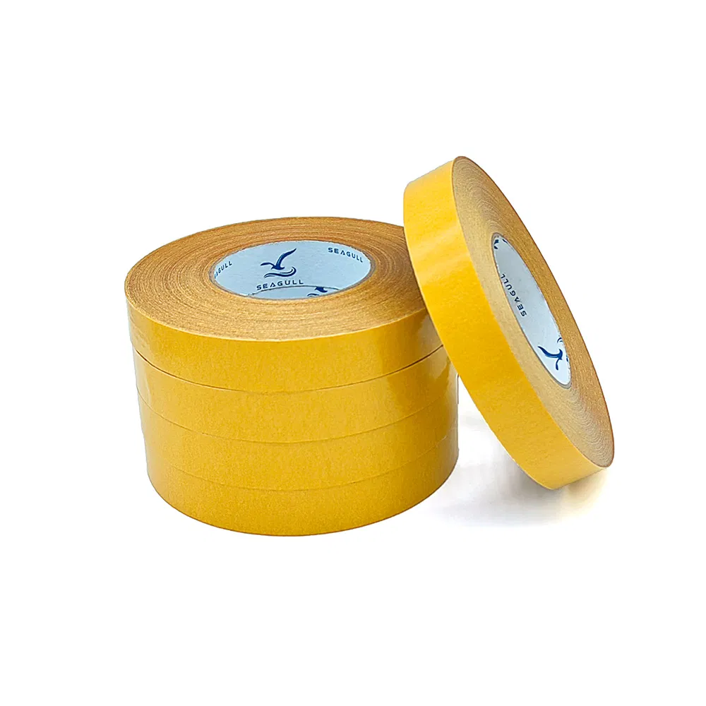 Double-Sided Self Adhesive Fiberglass Reinforced Cross Filament Tape for Carpet