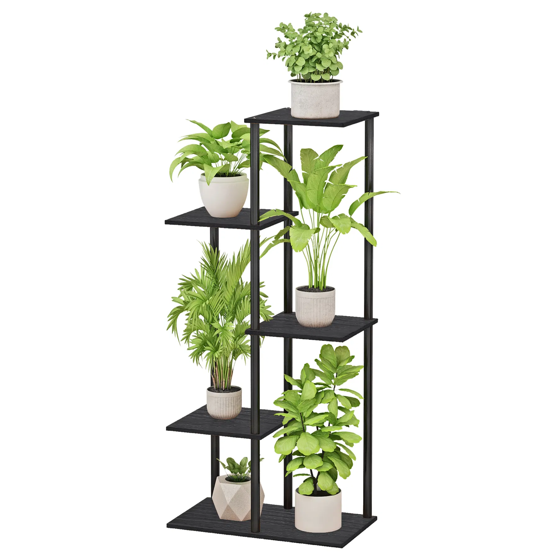 5-Tier Indoor Corner Plant Shelf for Home and Office