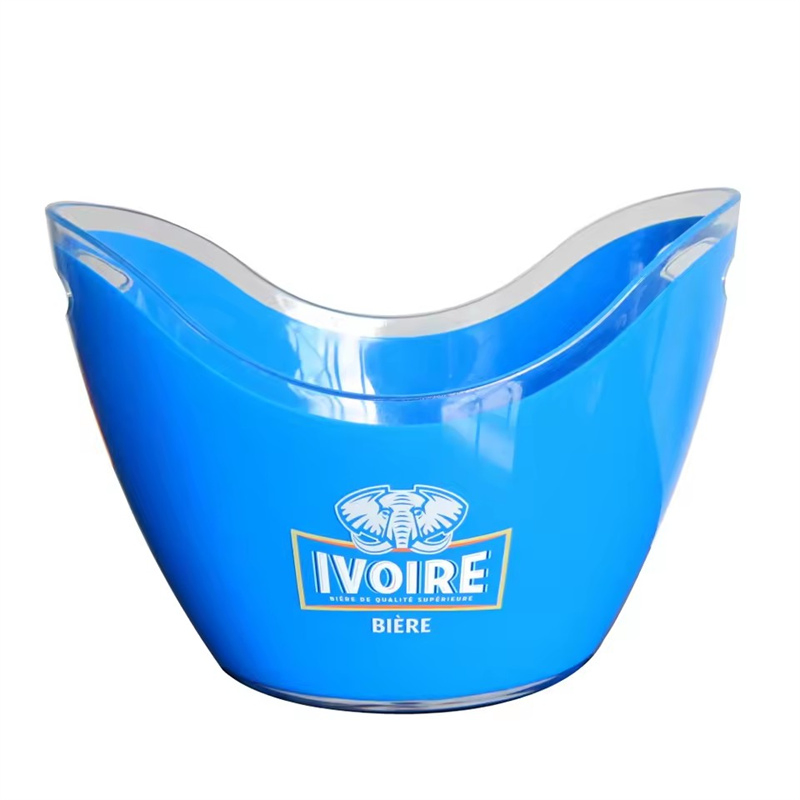 Double-Layer Plastic Ice Bucket for Bar