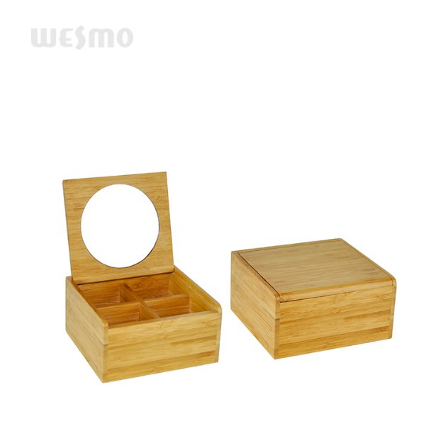 Tissue Dispenser Carbonized Bamboo Napkin Holder