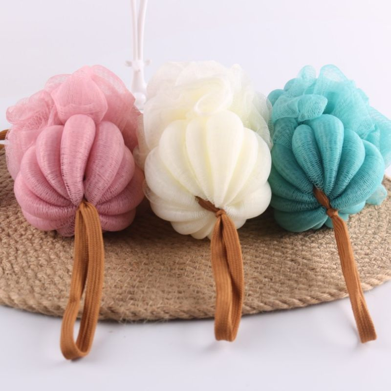 Long Loofah Sponge Shower Loofahs Bath Sponges Mesh Balls Scrubber