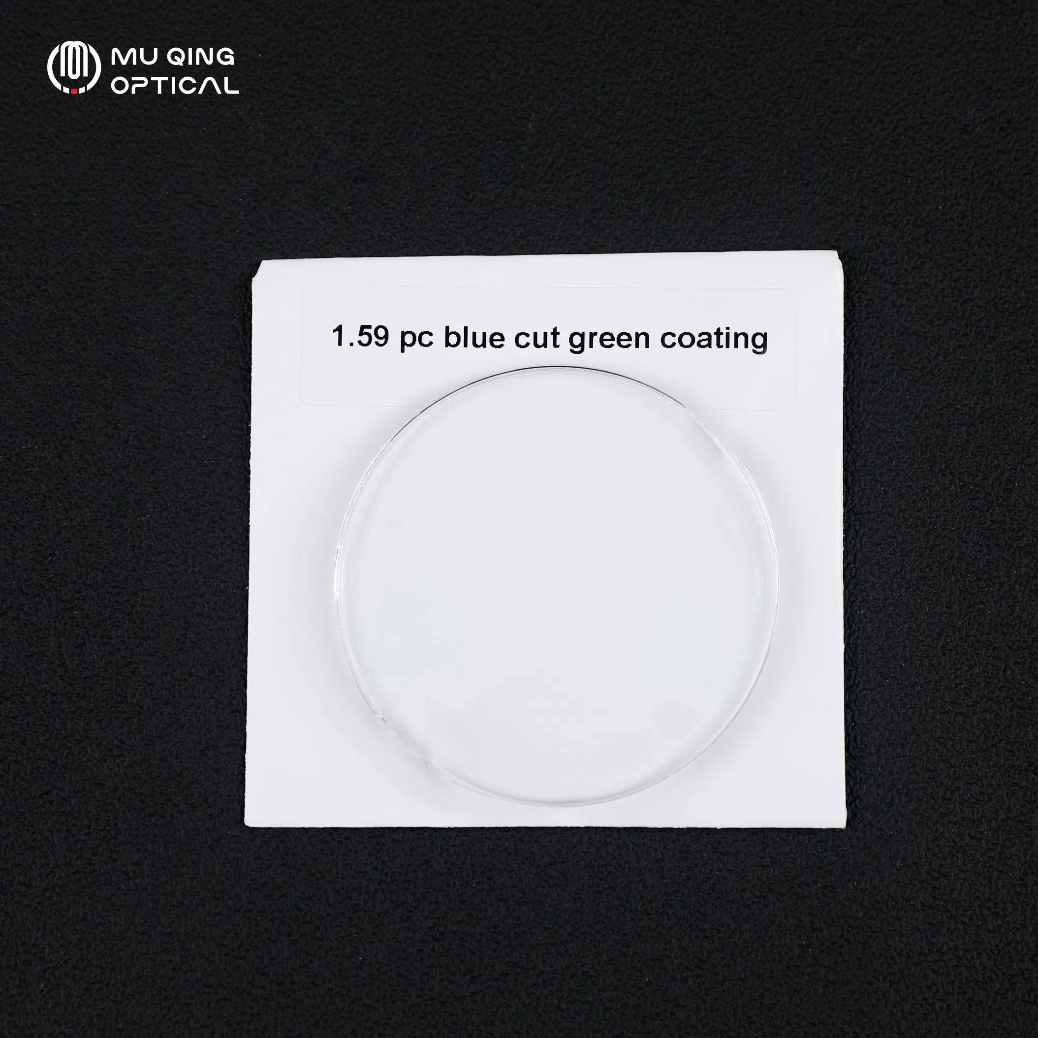 Optical Lens Wholesale 1.59 PC Polycarbonate Blue Cut Green Coating Eyeglasses Single Vision Lens