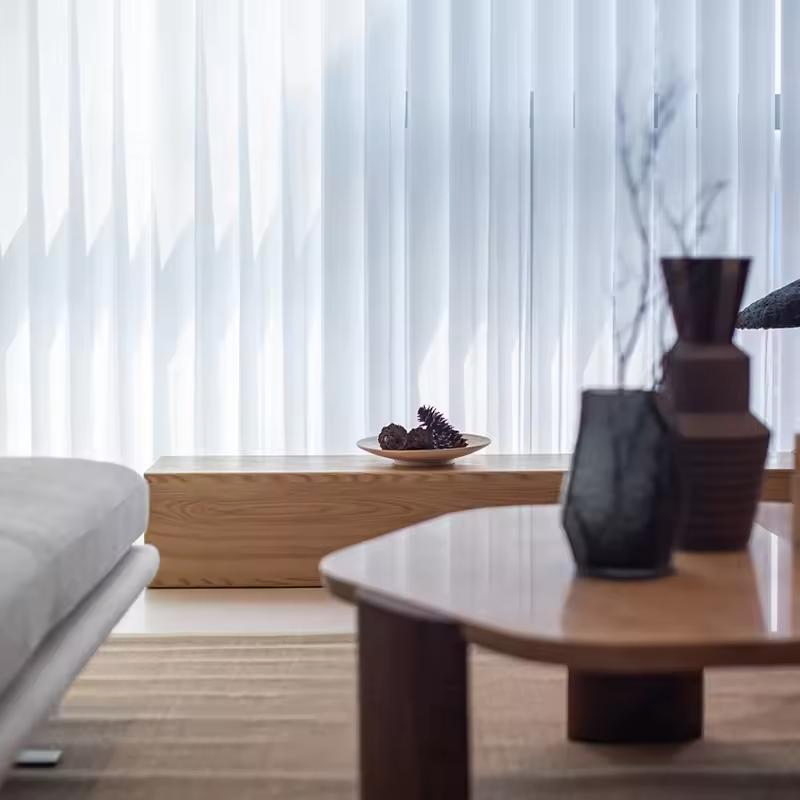 Vertical Blind Polyester Fabric Vertical Pattern for Window or Door Window