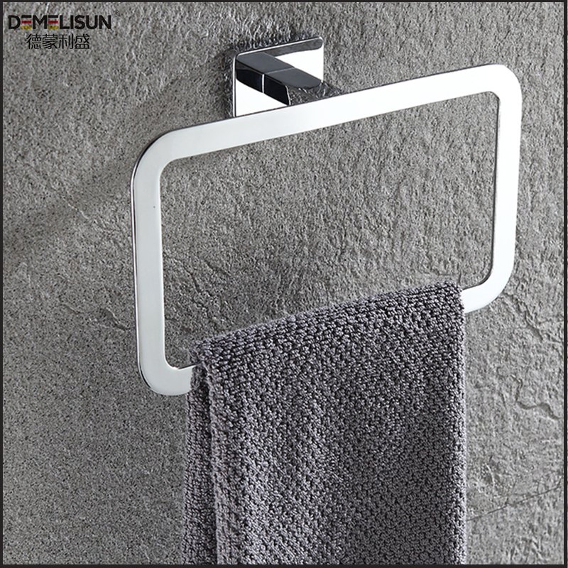 Modern Design Bathroom Fitting Hanging Towel Racks Stainless Steel Towel Ring