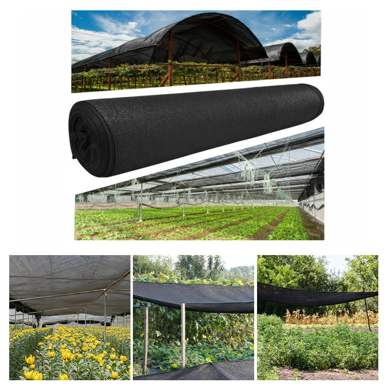 Затеняющая сетка для теплиц HDPE черная, оптом