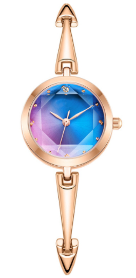 Classical Rose Gold Colorful Dial Private Labeling Logo Women Watches