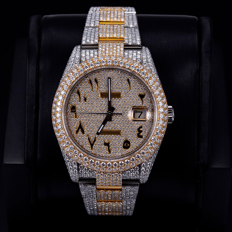 Fashion Iced out Top Brand Luxury Gift Customized Moissanite Watch