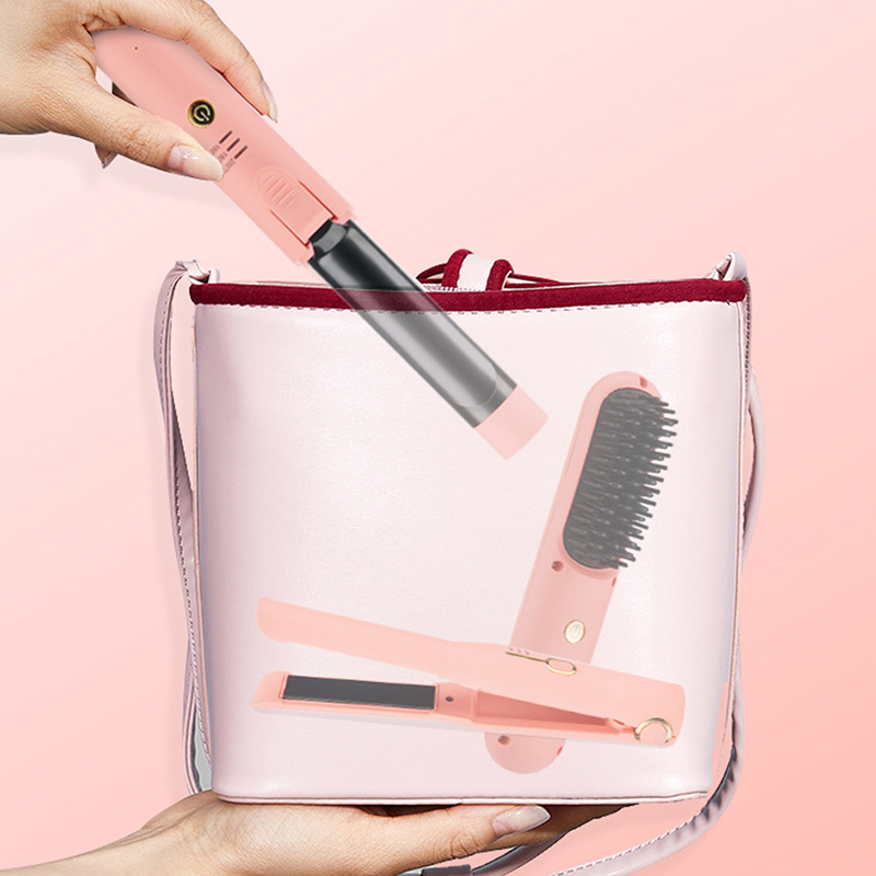 Factory All-in-One USB Hair Straightener and Curler for Effortless Styling