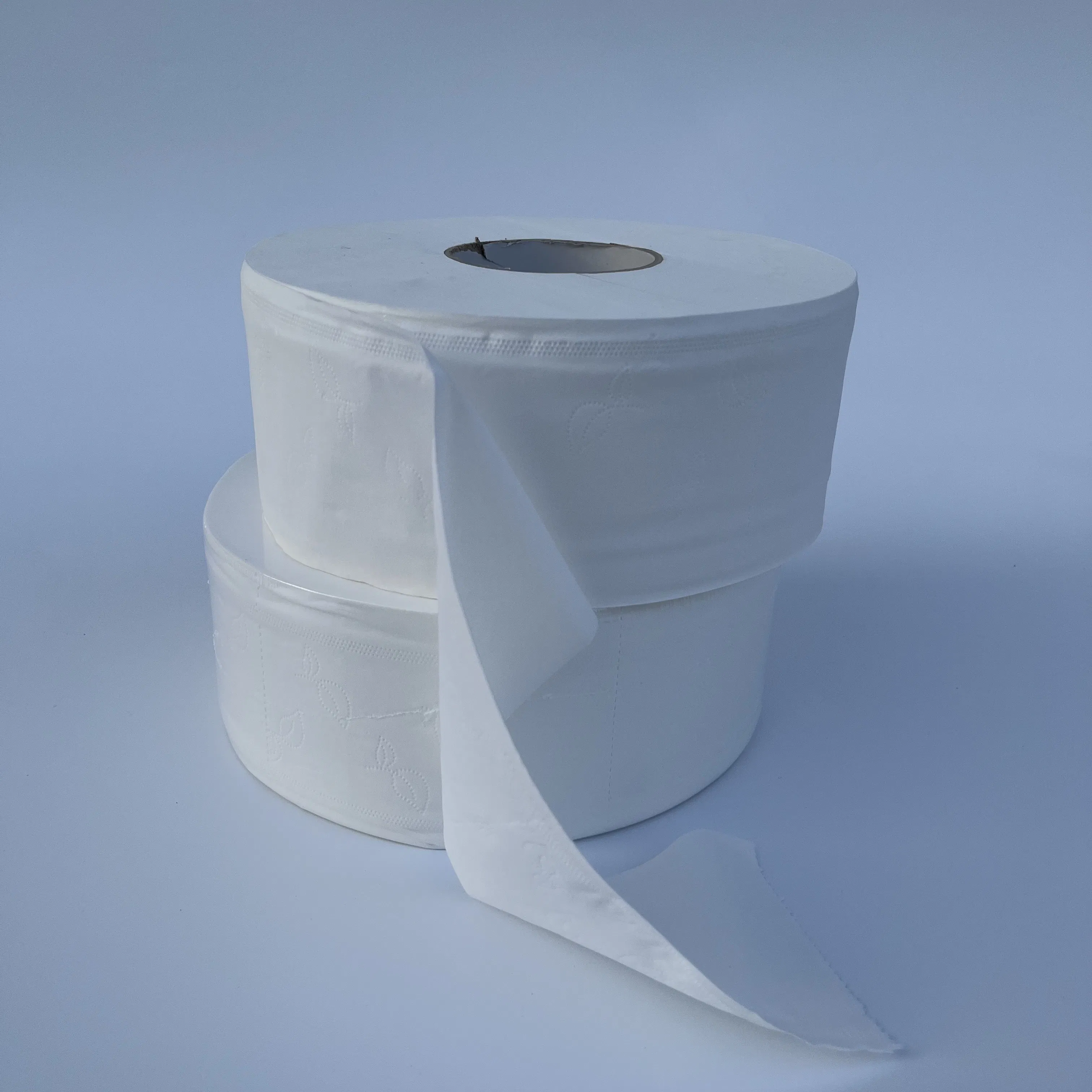 Custom Jumbo Rolls Tissue Paper 2-3ply Virgin Wood Pulp Toilet Tissue Paper Wholesale Bathroom Tissue