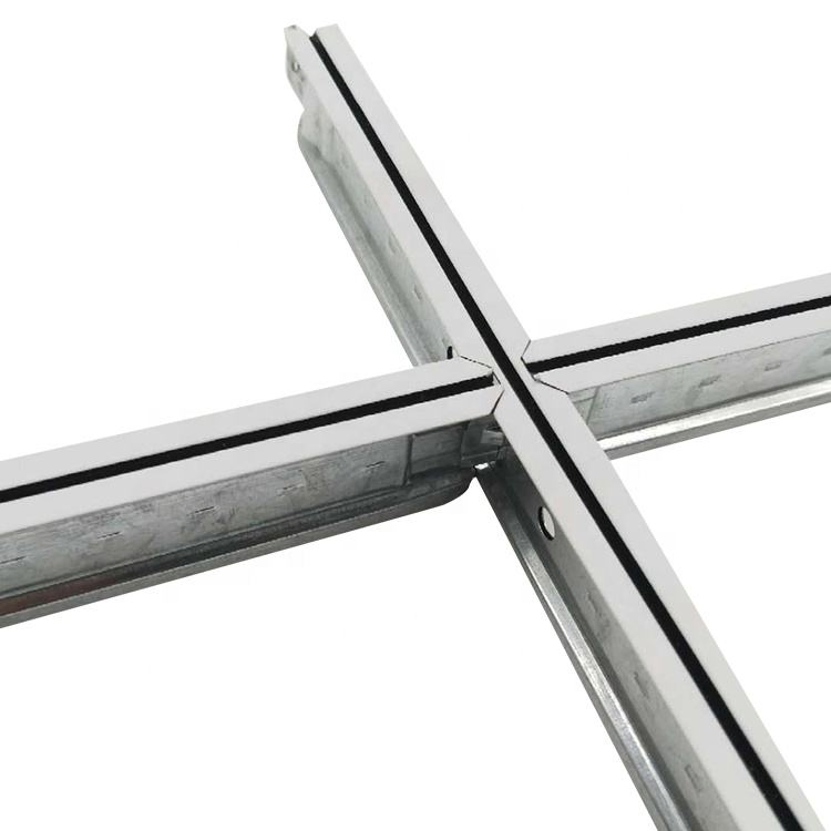 Various Styles White Ceiling T Grid Components T Bar Suspended Ceiling Grid