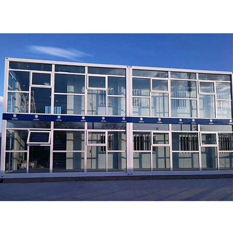 High Quality Prefabricated Glass Wall Container House for Office Use Prefab House From China Supplier