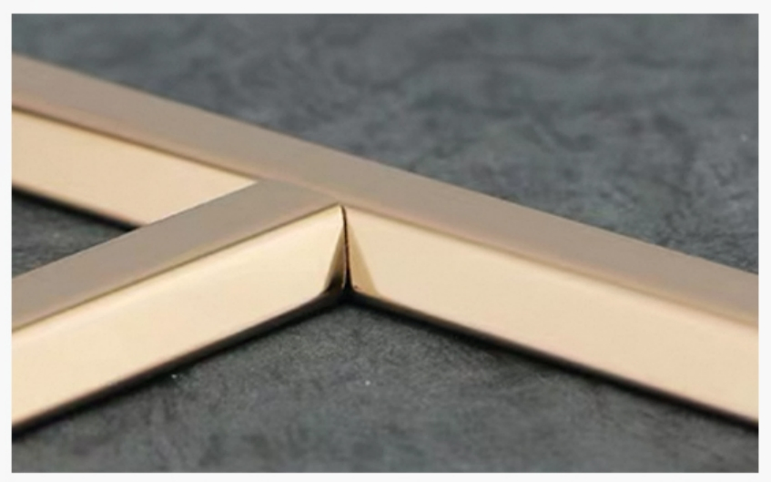 20*22*38 Self-Adhesive Stainless Steel Trapezoidal Cable Trunking for Wire Organization Stainless Steel Tile Strip Trim