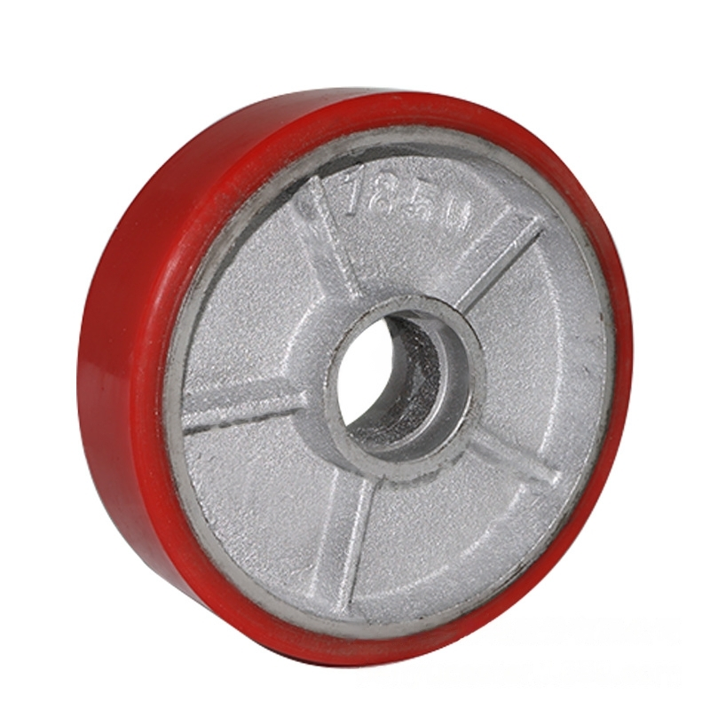 80mm 180mm 200mm TPU Polyurethane Hand Pallet Truck Wheel with 6024 Double Bearing