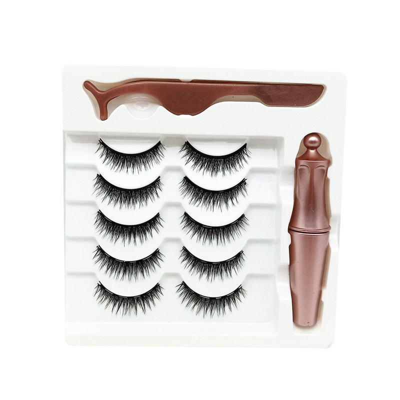 Wholesale Whole Fashionable False Eyelashes with Eyeliner Lotion