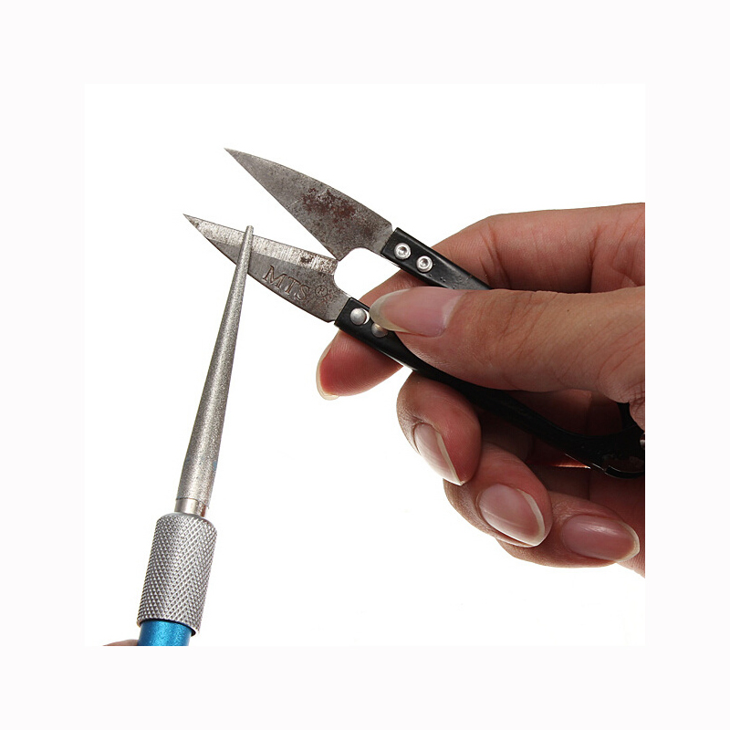14cm Diamond Sharpener Hunting Fishing Pocket Knife Saw