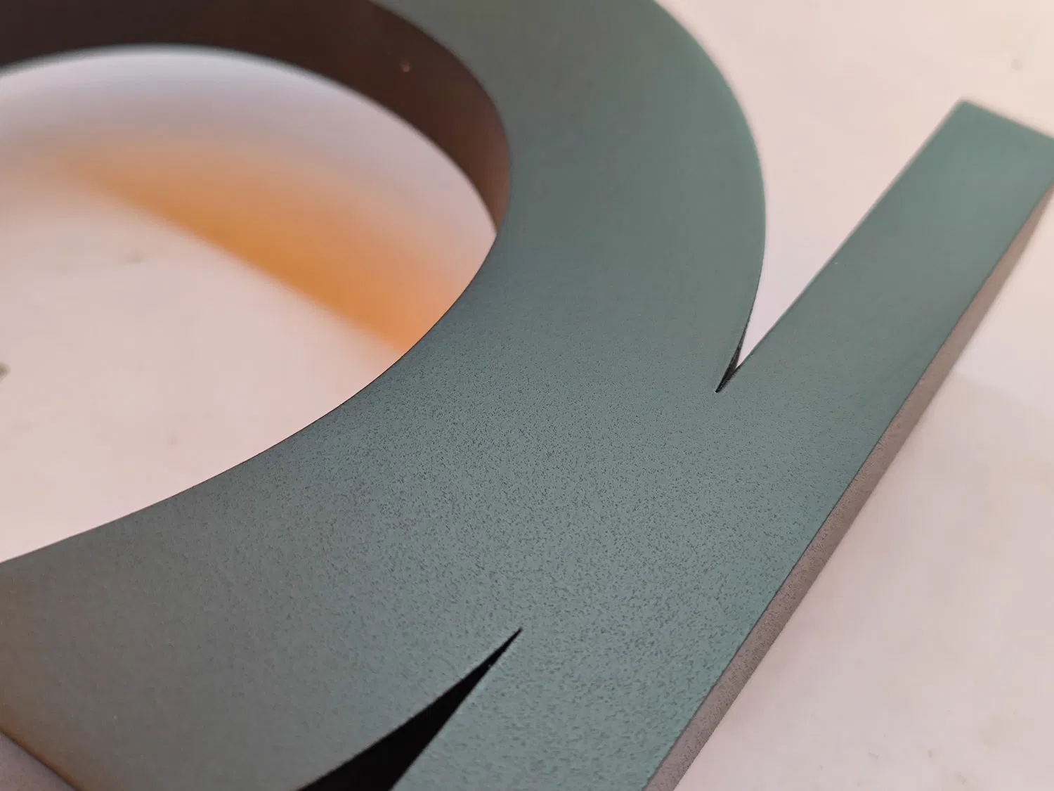 Stainless Steel Backlit Letter Sign Room Number Brushed Black Backlit LED Channel Letter Sign