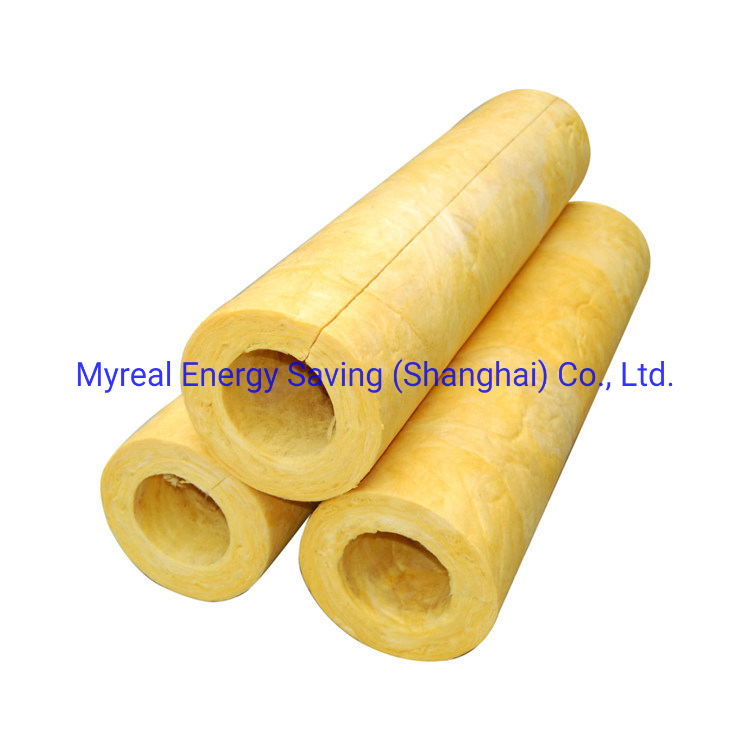 DN500 Glass Wool Insulated Fire Resistant Heat Resistant Thermal Isolated Steam Glasswool Pipe in China