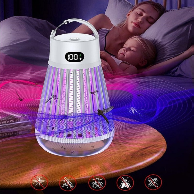 3-in-1 Outdoor Camping Light Home Mosquito Catcher Electric Ultrasonic Pest Repeller