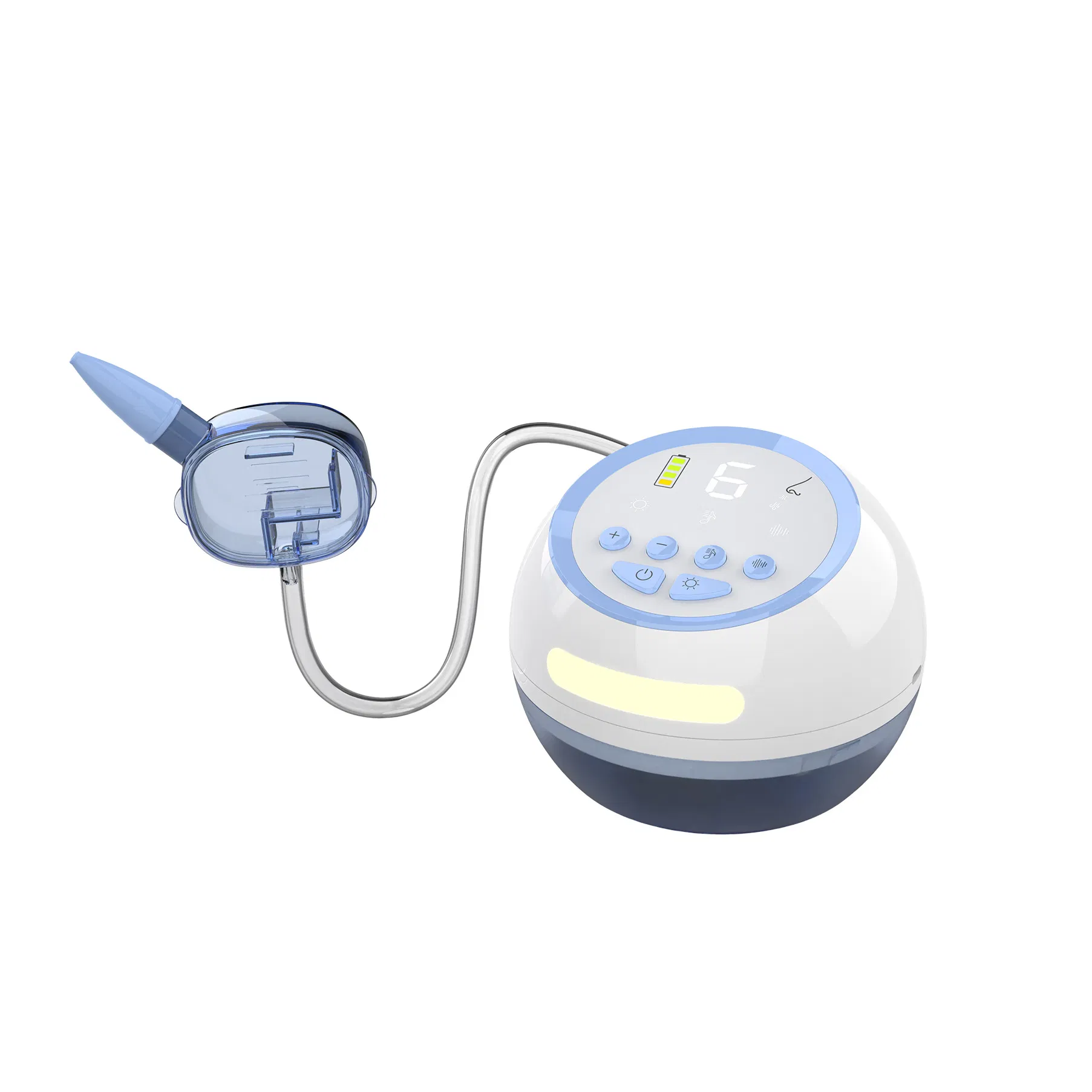 Cross-Border E-Commerce Baby Electric Nasal Aspirator Baby Toddler Children Nasal Aspirator for Nasal Congestion and Snot Suction White Noise