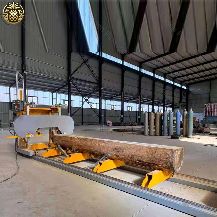 Ленточная пила по дереву портативная с ЧПУ дизельная электрическая для бревен