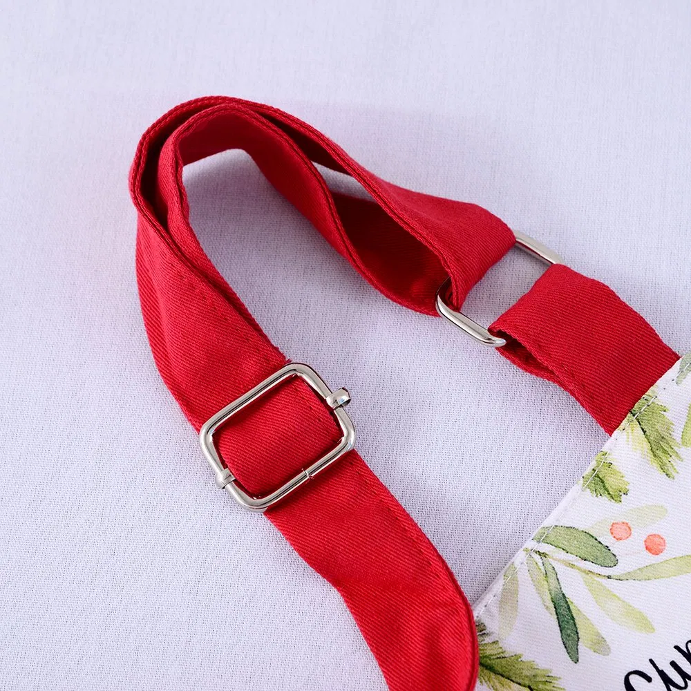 Factory Wholesale Can Customize Women's Apron Made of Pure Cotton Printed Fabric